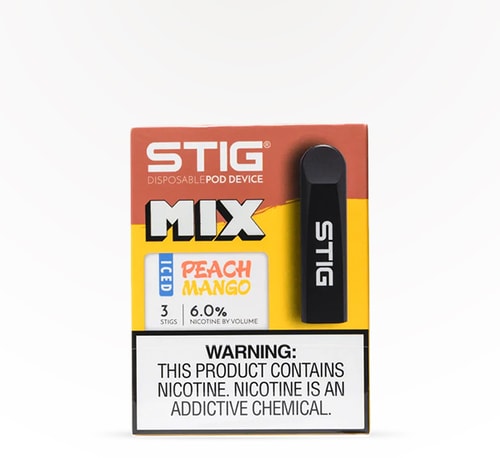 STIG MIX Iced 300 Peach Mango 6% 1.2 ml
