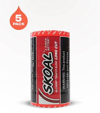 Skoal Long Cut Cherry 5 pack 1.2 oz