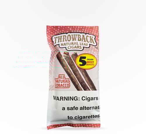 Throwback Sweet Aromatic Leaf Cigars 5 Pack