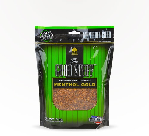 The Good Stuff Gold Menthol Pipe Tobacco 6 oz