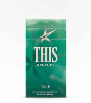 This Cigarettes Menthol 100's Pack