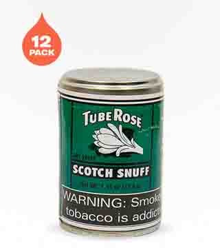 Tube Rose Scotch Snuff 12 pack