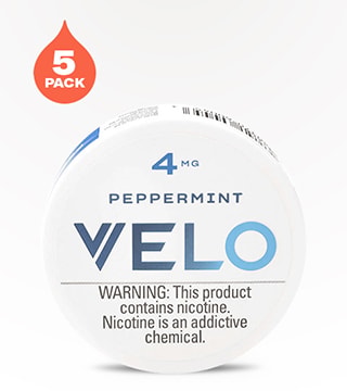 VELO Pouches Peppermint 4 mg 5 pack 15 pouches