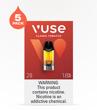VUSE Alto Classic Tobacco 1.8% 5 pack 2 count