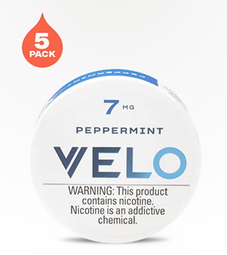 VELO Pouches Peppermint 7 mg 5 pack 15 pouches