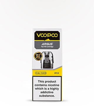 VooPoo Argus 0.4 Ohm Top Fill Cartridge 3 Pack
