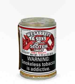 W.E. Garrett and Sons Scotch Snuff 1.15 oz