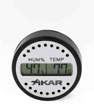 Xikar Round Digital Hygrometer Accessories Cigars Single