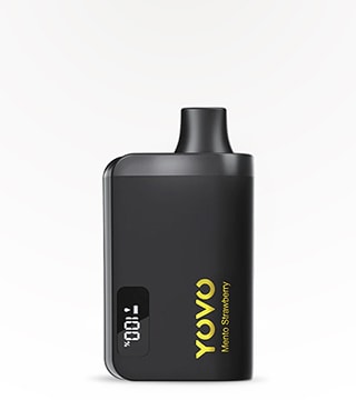 YOVO JB8000 Black Gold Edition Mento Strawberry 12 ml
