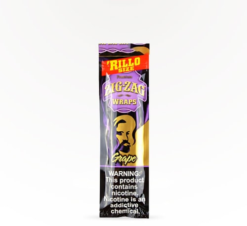 Zig-Zag 'Rillo Size Wraps Grape 4 count