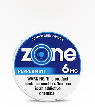 zone Nicotine Pouches Peppermint 6mg 20 pouches