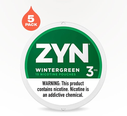 ZYN Wintergreen 3 mg 5 Pack 15 Pouches