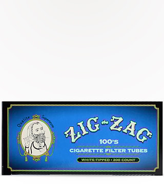 Zig-Zag 100 mm Blue Cigarette Tube 200 count
