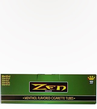 Zen Menthol 100's Cigarette Tubes 250 pack