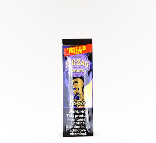 Zig-Zag 'Rillo Size Wraps Purple 4 Pack