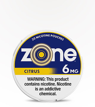 zone Nicotine Pouches Citrus 6mg 20 count