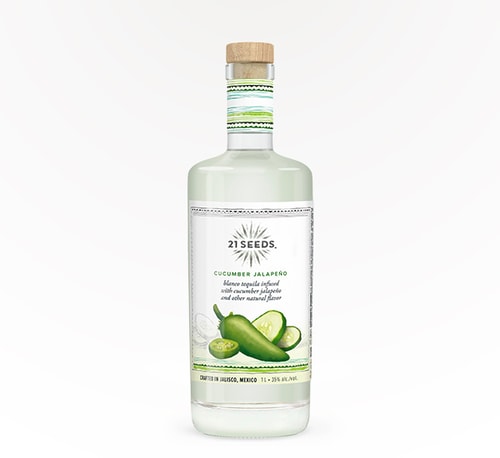 21 Seeds Cucumber Jalapeno Blanco Tequila 1L (Bottle)