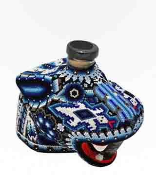 Chaquira Beaded Jaguar Blanco Tequila 750ml (Bottle)