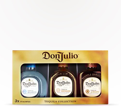 Don Julio Tequila Collection (Reposado, Blanco, Añejo) 3 bottles 375 ml