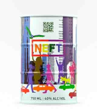 Neft Pride Barrel Russian Vodka 750ml (Bottle)