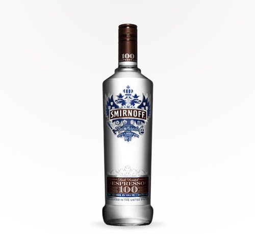 Smirnoff 100 Proof Espresso Vodka 1L (Bottle)