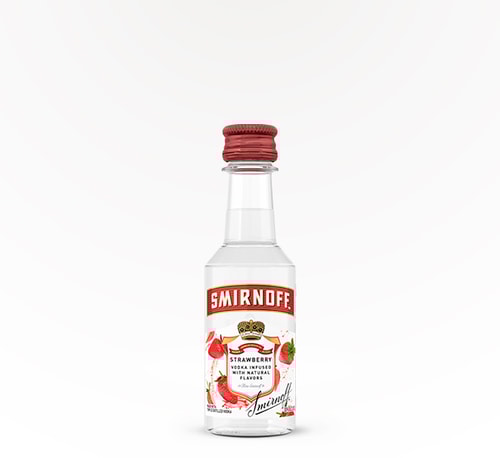 Smirnoff Strawberry (Vodka Infused with Natural Flavors) 50ml (Bottle)