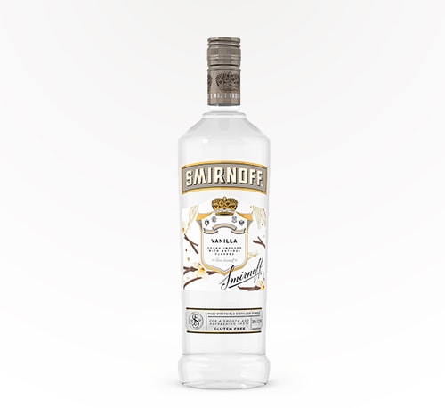Smirnoff Vanilla (Vodka Infused with Natural Flavors) 1L Bottle