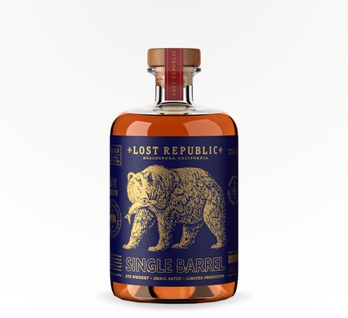 Lost Republic Single Barrel Rye Whiskey 750ml (Bottle)