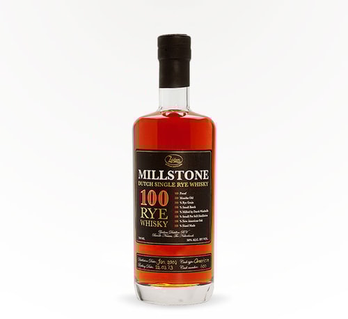 Millstone Dutch Single Rye Whisky 750ml (Bottle)
