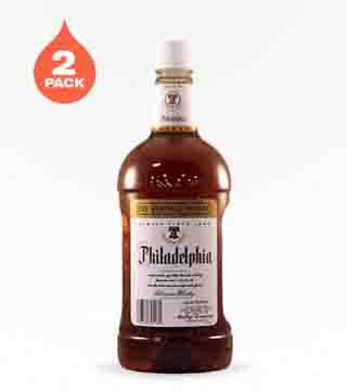 Philadelphia Blended Whiskey 2 Bottles 1.75 L