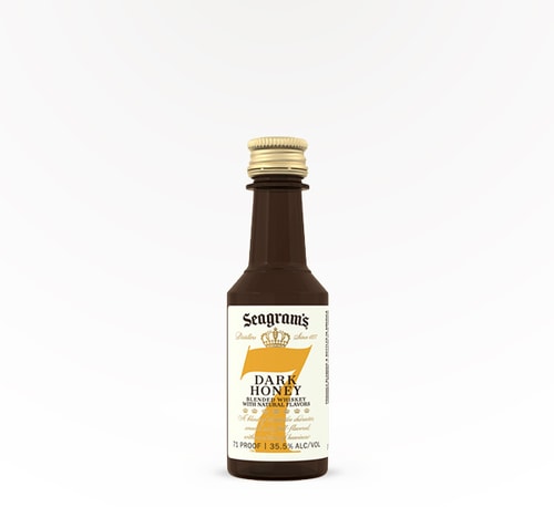 Seagram's 7 Crown Dark Honey Blended Whiskey 50ml (Bottle)
