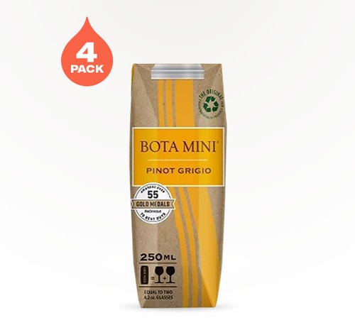 Bota Box Pinot Grigio 4 Pack (250ml)