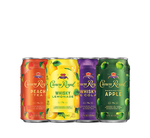 Crown Royal Cocktail Sampler Ready-to-drink, ready to party. 16 Cans 12 oz