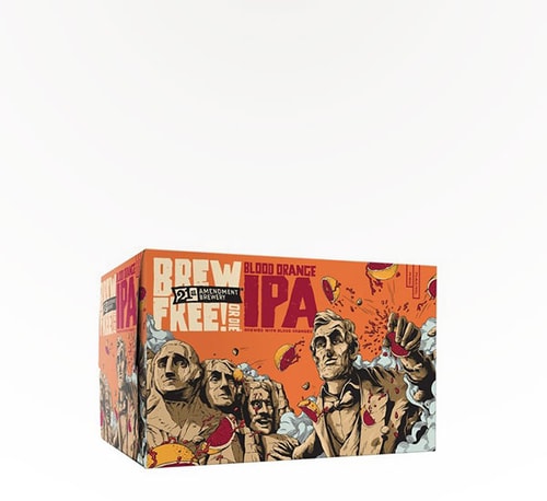 21st Amendment Brewery Brew Free or Die Blood Orange IPA 12 Cans (12oz)