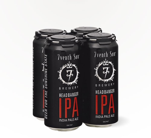7venth Sun Brewery Headbanger IPA 4 Pack (16oz)