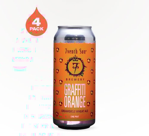 7venth Sun Brewery Graffiti Orange Creamsicle Wheat Ale 4 Pack (16oz)