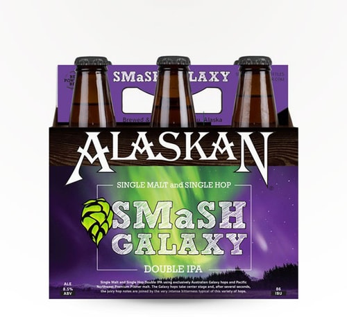 Alaskan Brewing SMaSH Galaxy Double IPA 6 Bottles (12oz)