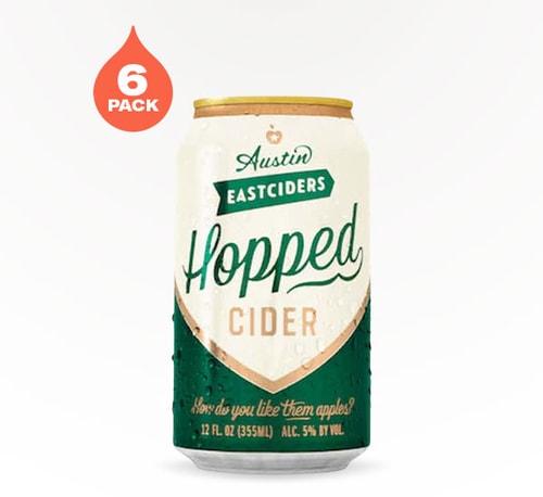 Austin Eastciders Hopped Hard Cider 6 Cans (12oz)