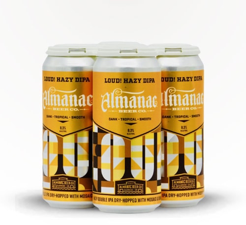 Almanac Beer Loud Hazy Double IPA 4 Pack (16oz)