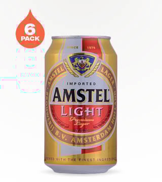 Amstel Light Lager 6 Cans (12oz)