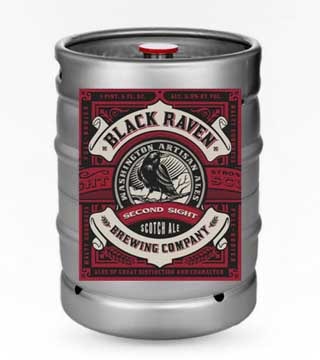 Black Raven Second Sight Scotch Ale Strong Scotch Ale 5.2 Gal