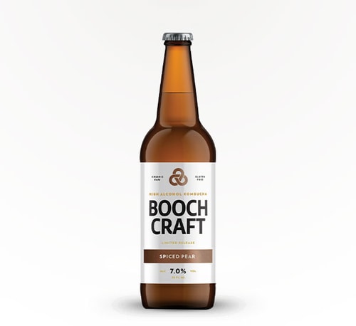 Boochcraft Spiced Pear Hard Kombucha 22oz (Bottle)