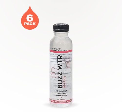 Buzz WTR Brisk Berry 6 Bottles (16.9oz)