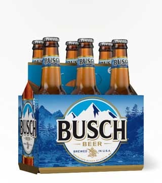 Busch Beer 6 Bottles 12 oz