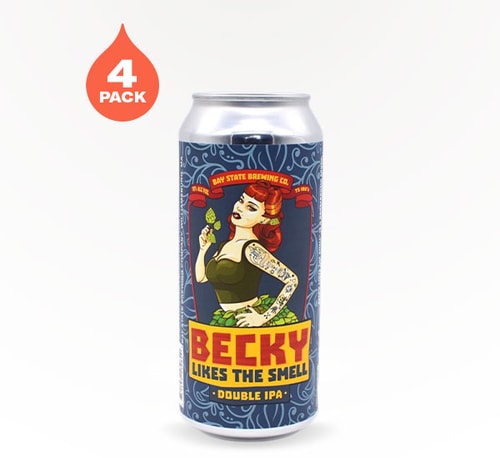 Bay State Brewing Nitro Becky Likes The Smell Double IPA 4 Pack (16oz)