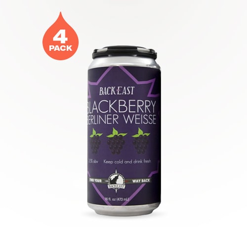 Back East Brewing Blackberry Berliner Weisse 4 Pack (16oz)
