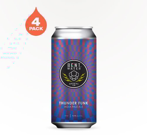 Bent Water Brewing Thunder Funk IPA 4 Pack 16oz