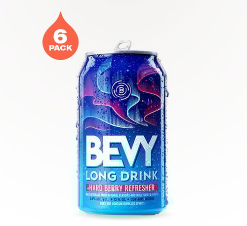 Bevy Long Drink Berry 6 Cans (12oz)