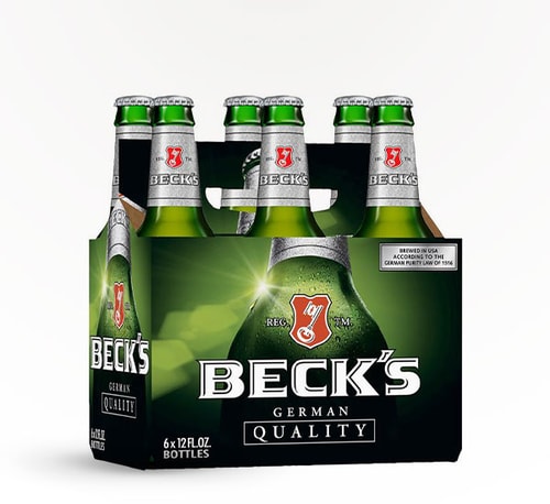 Beck's Pilsner 6 Bottles 12oz