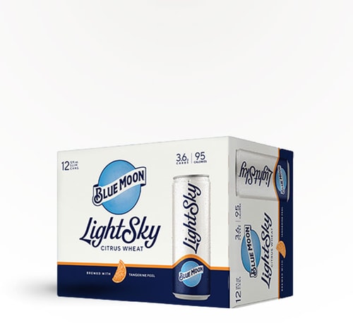 Blue Moon Brewing LightSky Citrus Wheat Beer 12 Cans (12oz)